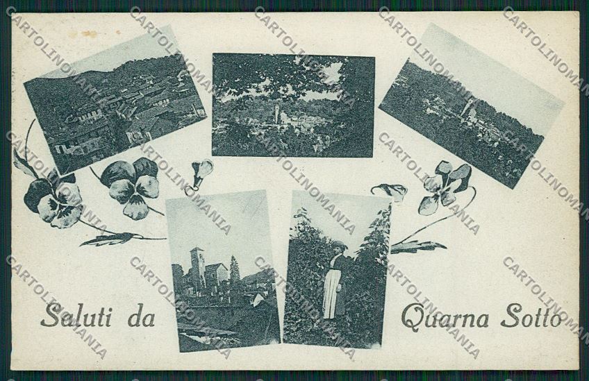 Verbania Valstrona Quarna Saluti da cartolina QQ5635 – fronte