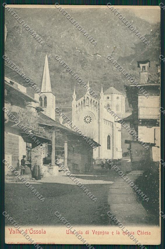Verbania Vogogna cartolina QQ5641 – fronte