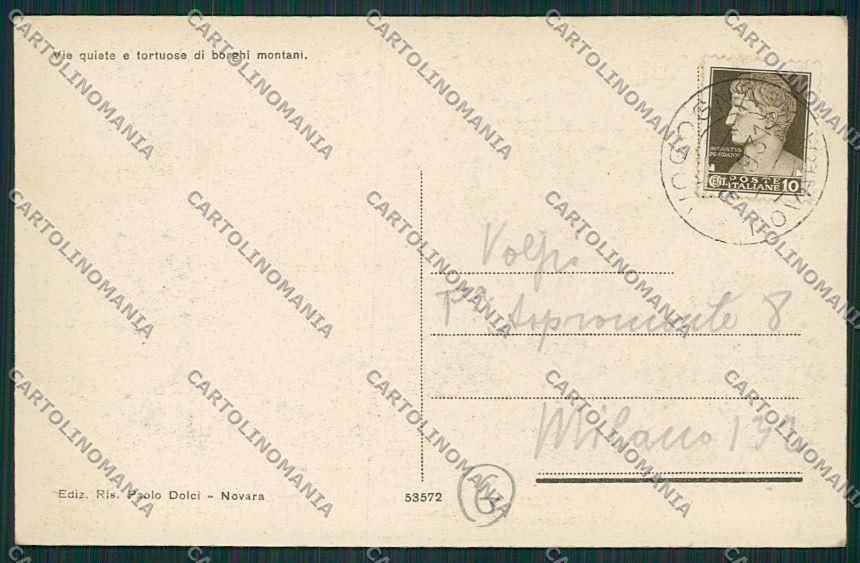 Verbania Vogogna cartolina QQ5644 – retro