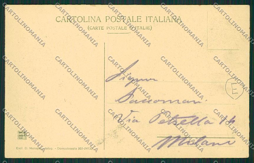 Verbania Vall'Anzasca Pontegrande Bannio cartolina QQ5660 – retro
