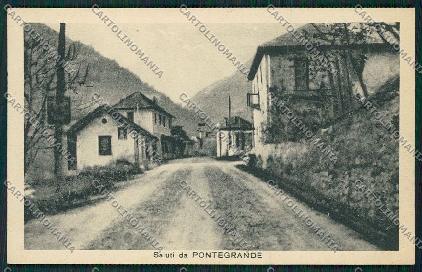 Verbania Vall'Anzasca Pontegrande Bannio cartolina QQ5661 – fronte