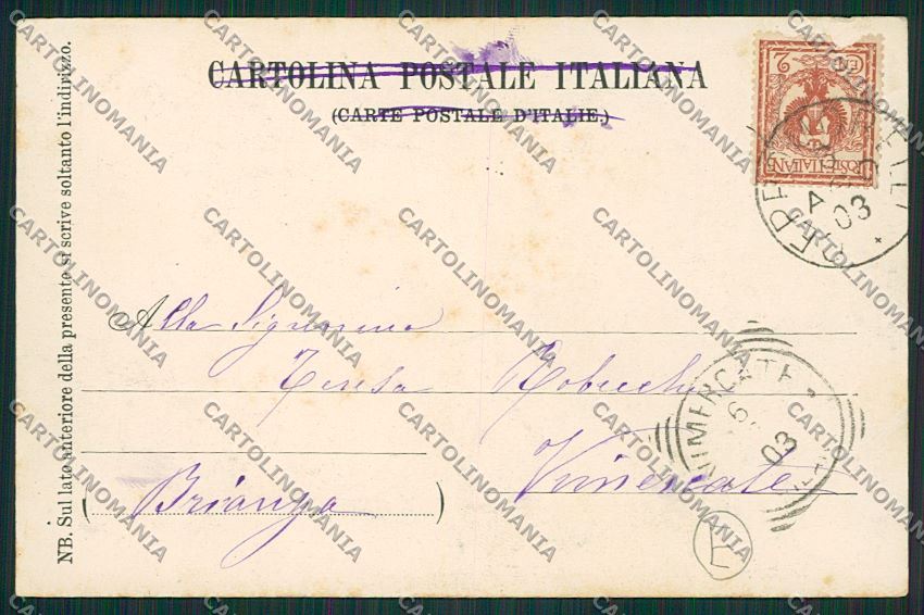 Verbania Vall'Anzasca Ceppomorelli Monte Rosa cartolina QQ5664 – retro