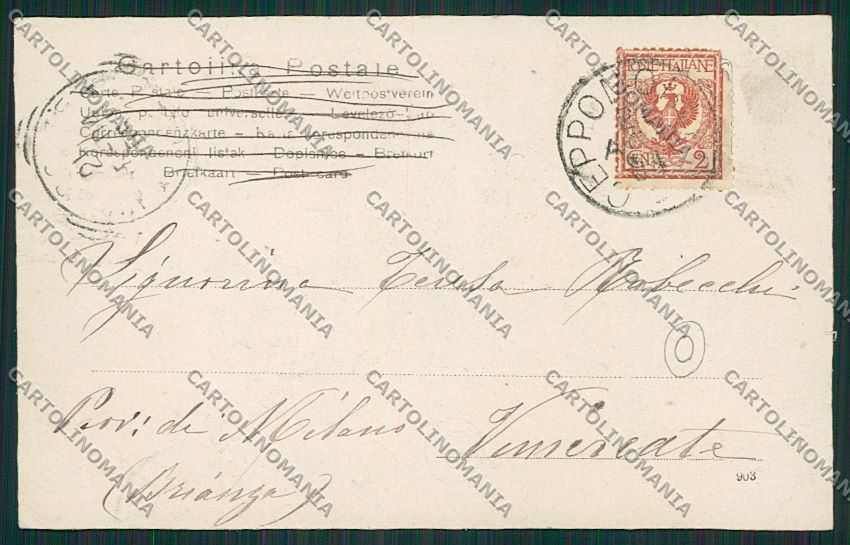 Verbania Vall'Anzasca San Martino cartolina QQ5671 – retro