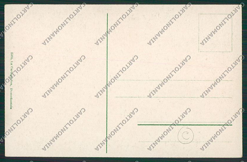 Verbania Vall'Anzasca Costumi cartolina QQ5674 – retro