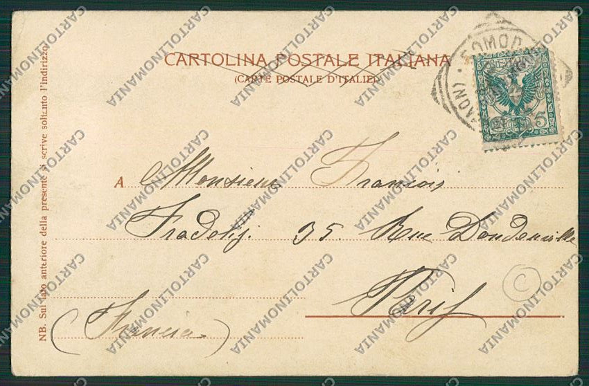 Verbania Vall'Anzasca Costumi PIEGHINE cartolina QQ5675 – retro