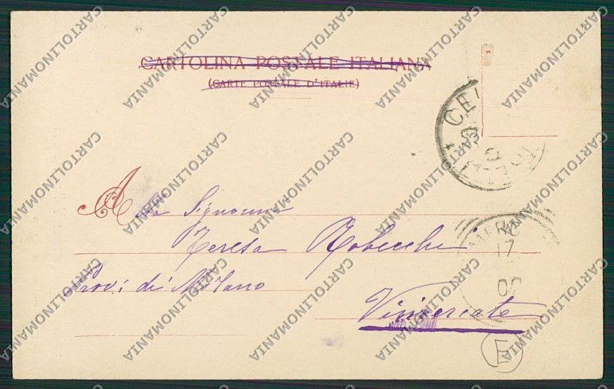 Verbania Vall'Anzasca Costumi FORO cartolina QQ5685 – retro