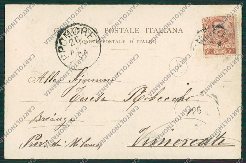 Verbania Vall'Anzasca Costumi cartolina QQ5686 – retro