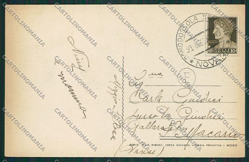 Verbania Valle Antigorio Mozzio cartolina QQ5700 – retro