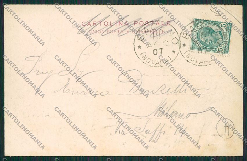 Verbania Valle Antigorio Alpe Devero Ai Ponti PIEGA cartolina QQ5707 – retro