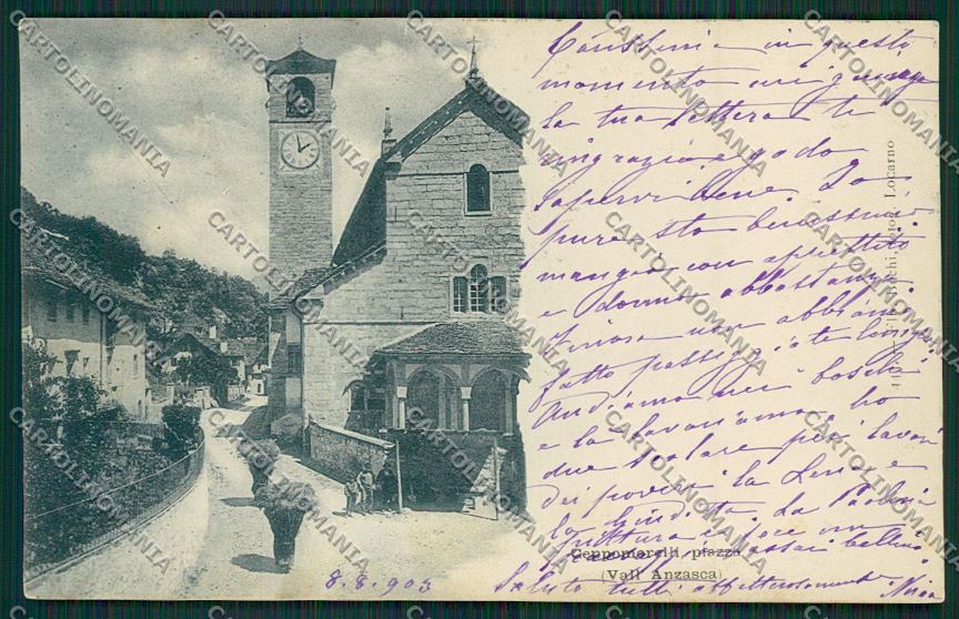 Verbania Ceppomorelli cartolina QQ5737 – fronte