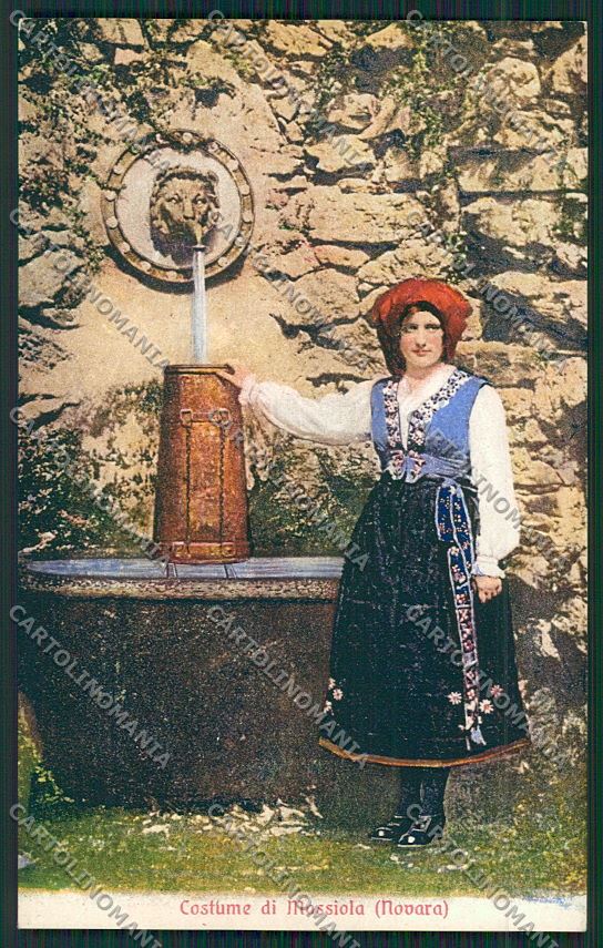 Verbania Massiola Costumi cartolina QQ5747 – fronte