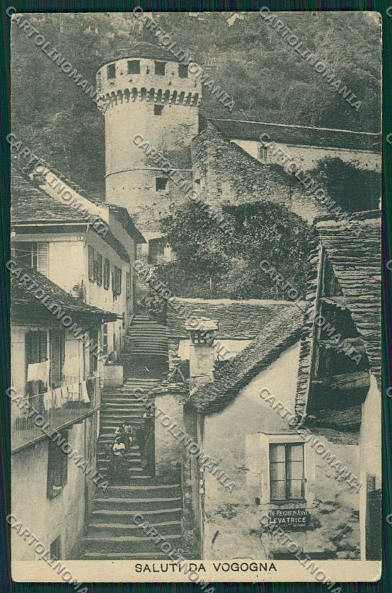 Verbania Vogogna cartolina QQ5752 – fronte