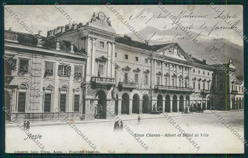 Aosta città cartolina QQ5757 – fronte