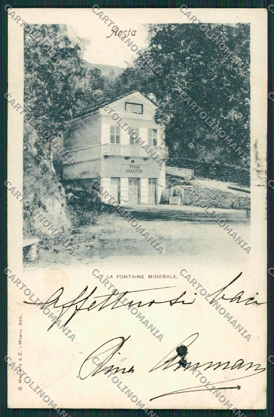Aosta città cartolina QQ5759 – fronte