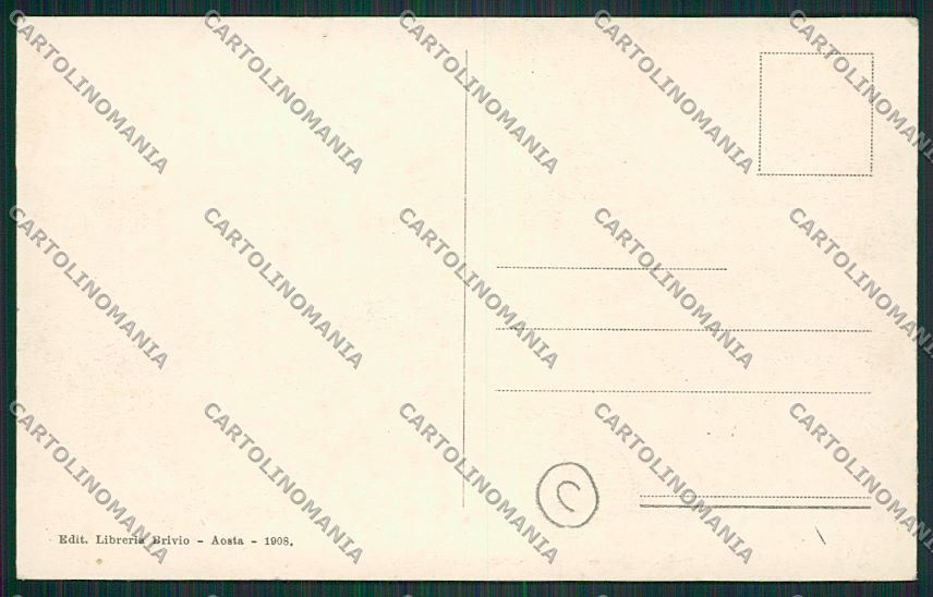 Aosta città cartolina QQ5765 – retro