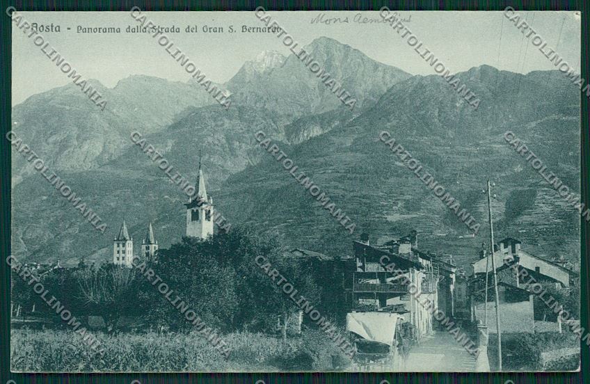 Aosta città cartolina QQ5766 – fronte