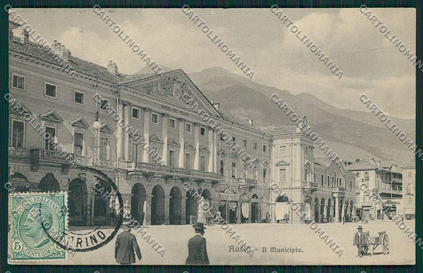 Aosta città cartolina QQ5770 – fronte