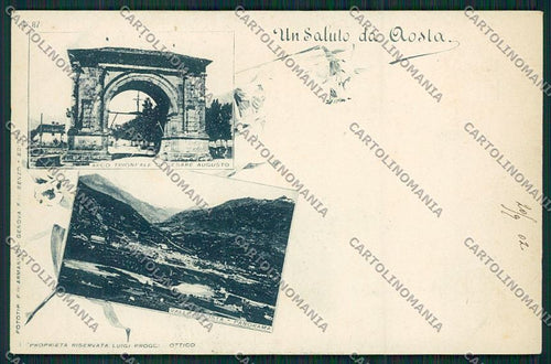 Aosta città cartolina QQ5771 – fronte