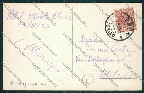 Aosta città cartolina QQ5797 – retro