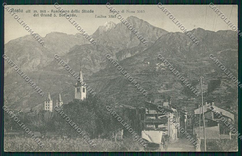 Aosta città cartolina QQ5798 – fronte