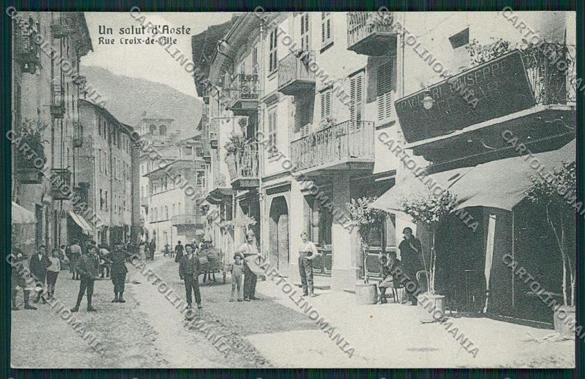 Aosta città cartolina QQ5808 – fronte
