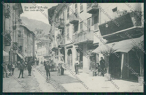 Aosta città cartolina QQ5808 – fronte