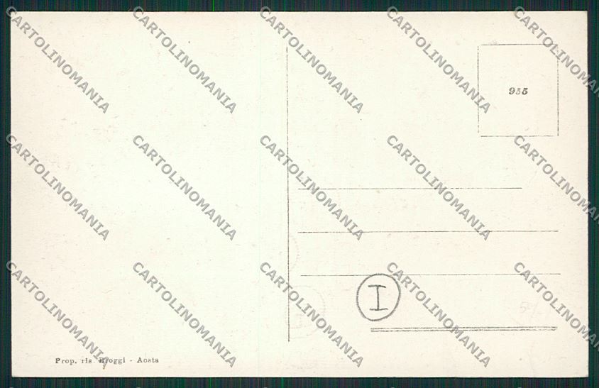 Aosta città cartolina QQ5808 – retro