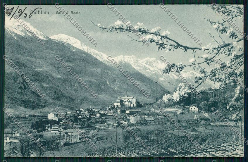 Aosta Chattillon cartolina QQ5811 – fronte