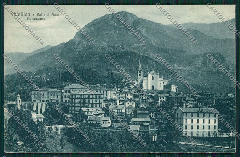 Aosta Chattillon cartolina QQ5813 – fronte