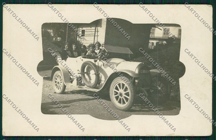 Aosta Courmayeur Auto Foto cartolina QQ5835 – fronte