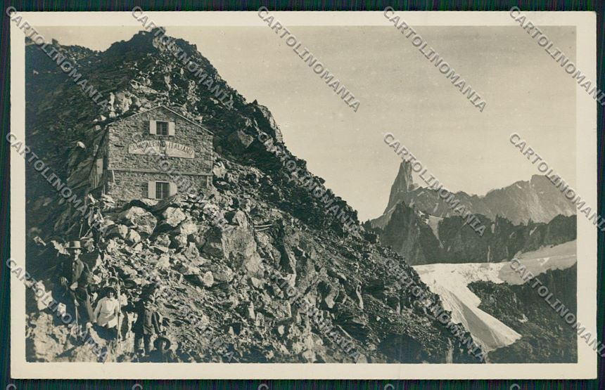 Aosta Courmayeur Rifugio Torino Foto cartolina QQ5838 – fronte