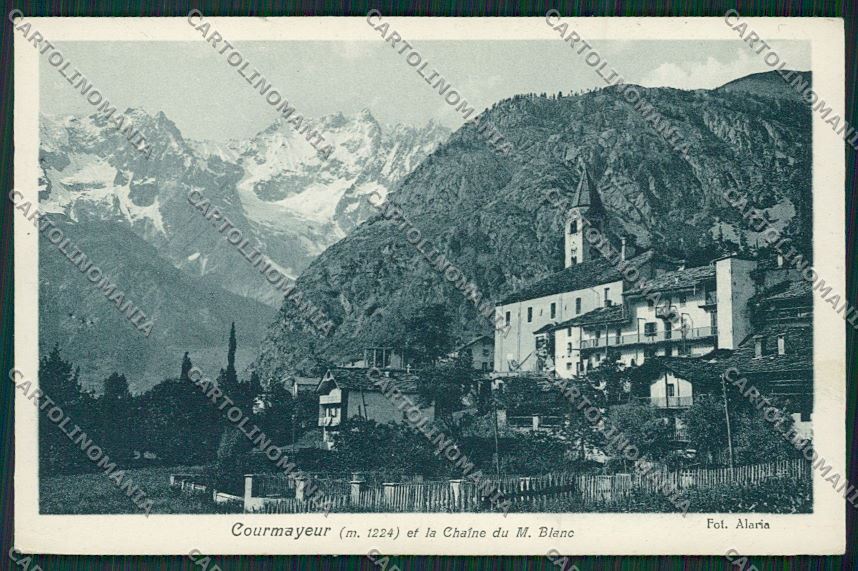 Aosta Courmayeur cartolina QQ5839 – fronte