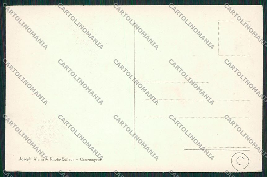Aosta Courmayeur cartolina QQ5839 – retro