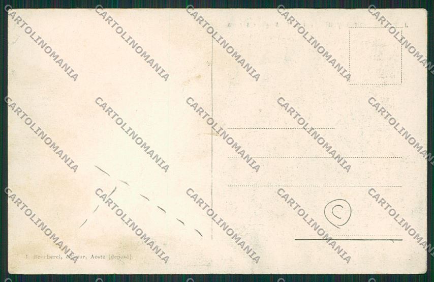 Aosta Courmayeur La Seigne PIEGHINE cartolina QQ5845 – retro