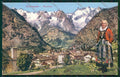 Aosta Courmayeur Costumi cartolina QQ5847 – fronte