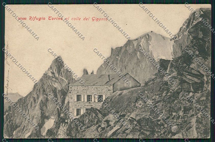 Aosta Courmayeur Rifugio Torino cartolina QQ5850 – fronte