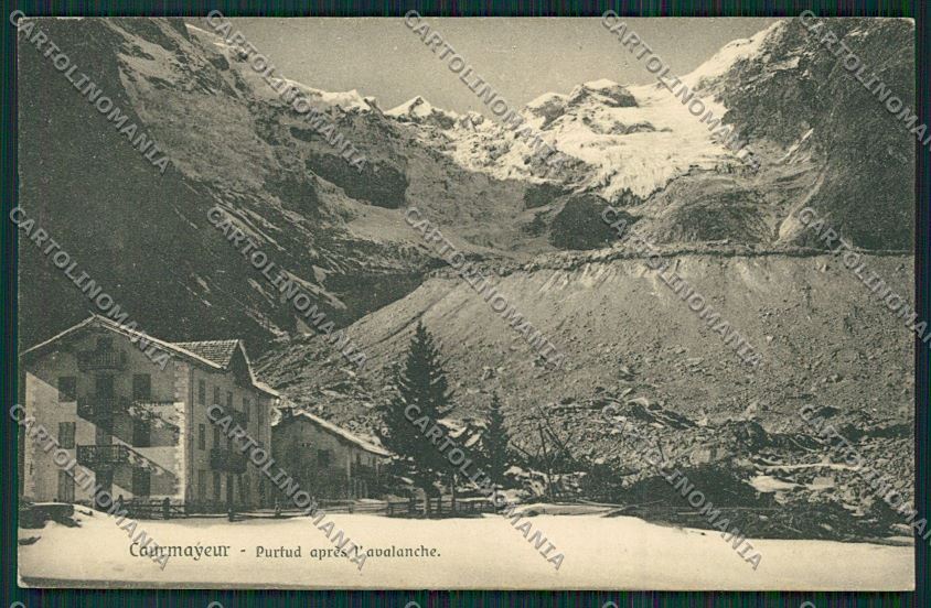 Aosta Courmayeur cartolina QQ5860 – fronte
