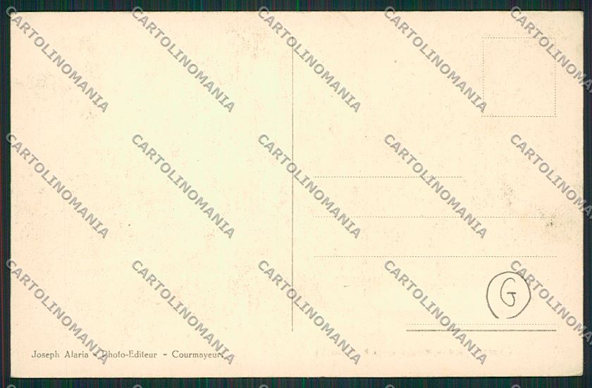 Aosta Courmayeur cartolina QQ5860 – retro