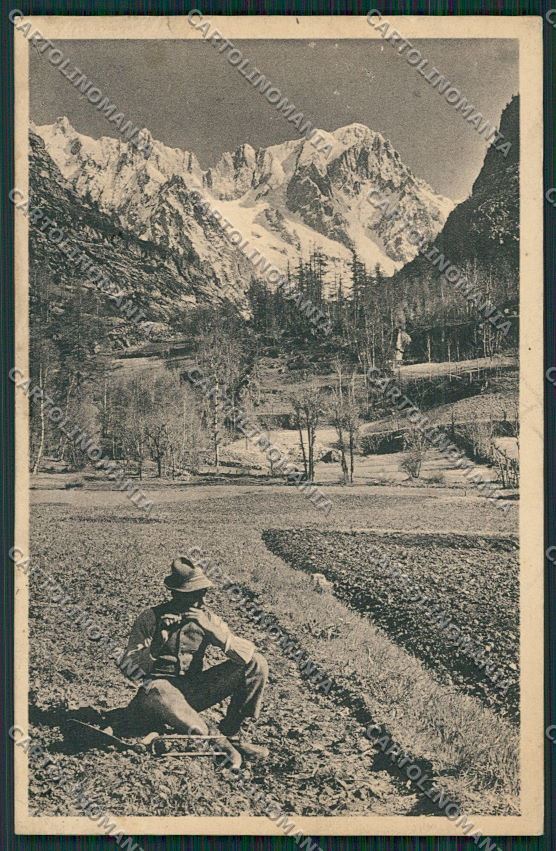 Aosta Courmayeur STRAPPINO cartolina QQ5861 – fronte