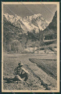 Aosta Courmayeur STRAPPINO cartolina QQ5861 – fronte