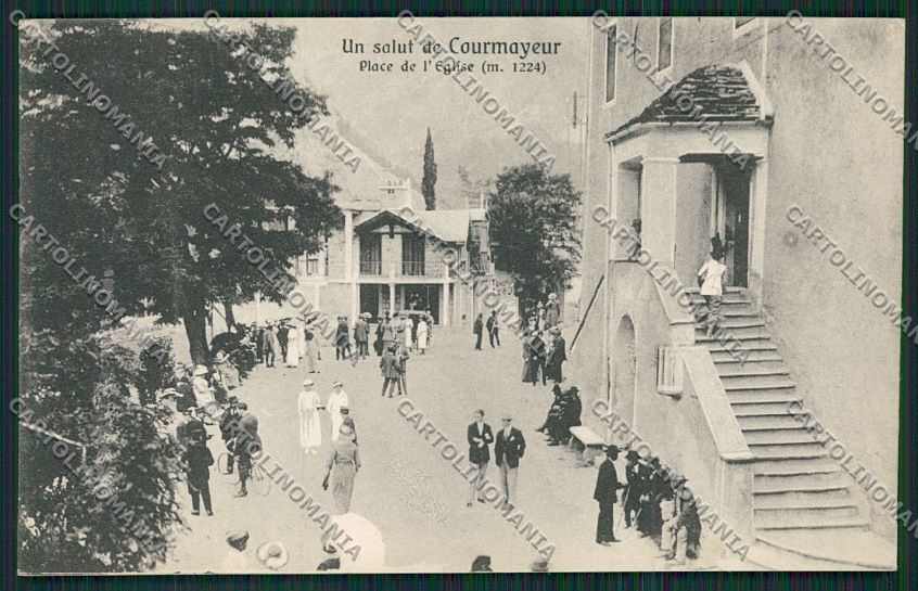 Aosta Courmayeur cartolina QQ5862 – fronte