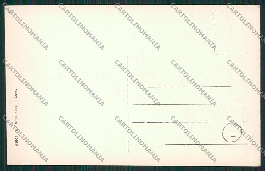 Aosta Courmayeur cartolina QQ5862 – retro