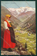 Aosta Gressoney Costumi cartolina QQ5897 – fronte