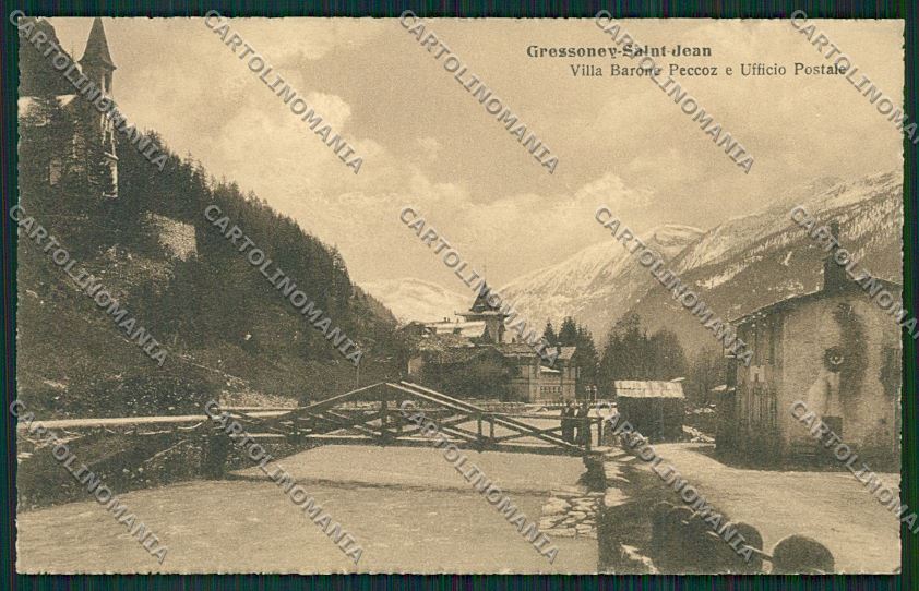 Aosta Gressoney Poste cartolina QQ5906 – fronte