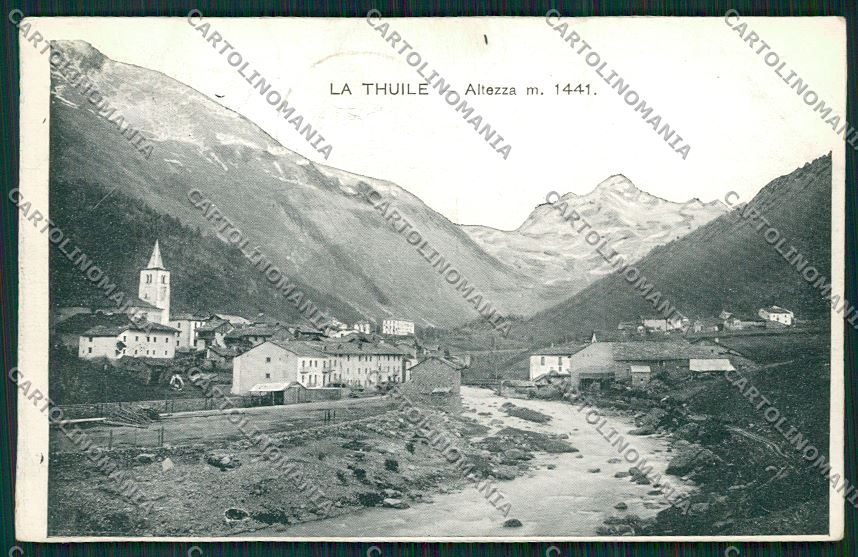 Aosta La Thuile cartolina QQ5914 – fronte
