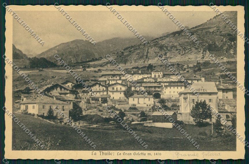 Aosta La Thuile cartolina QQ5915 – fronte