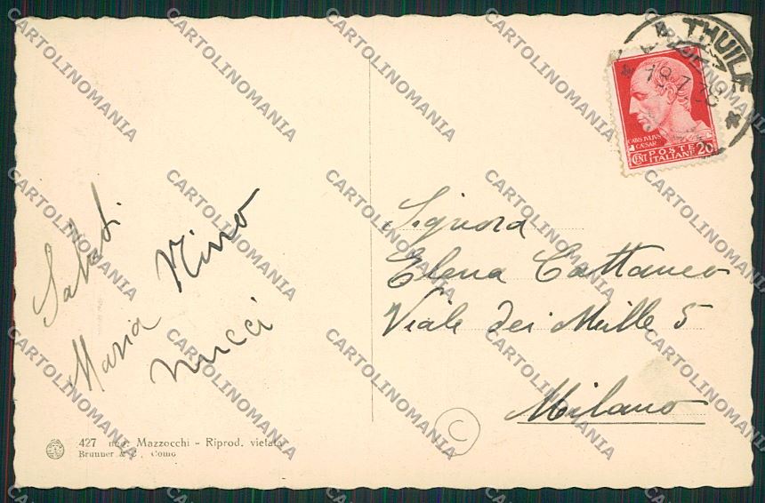 Aosta La Thuile cartolina QQ5915 – retro
