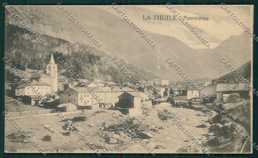 Aosta La Thuile cartolina QQ5916 – fronte