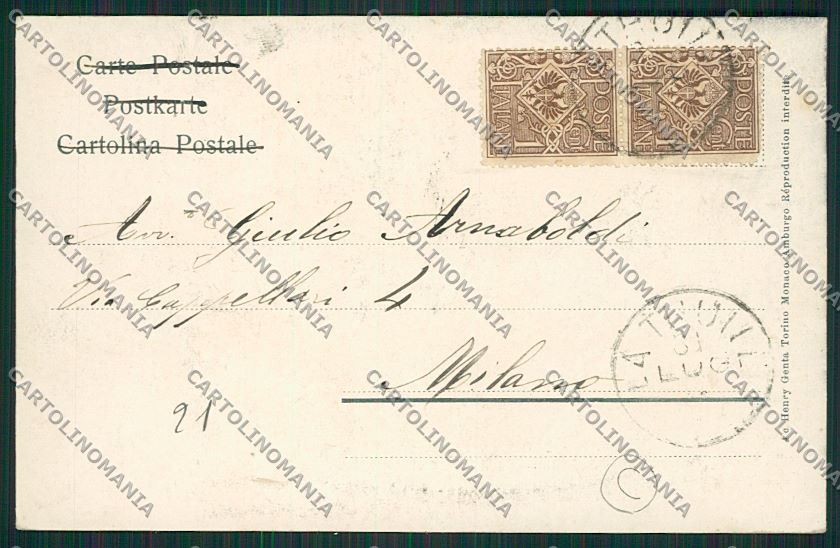 Aosta La Thuile cartolina QQ5920 – retro