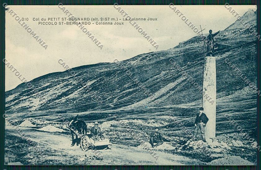 Aosta Piccolo San Bernardo cartolina QQ5927 – fronte